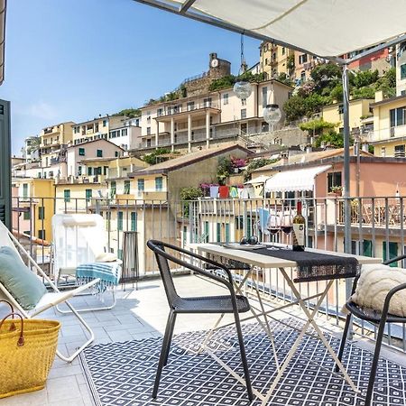 Wanderjohn Penthouse 5Terreparco Apartment Riomaggiore Luaran gambar