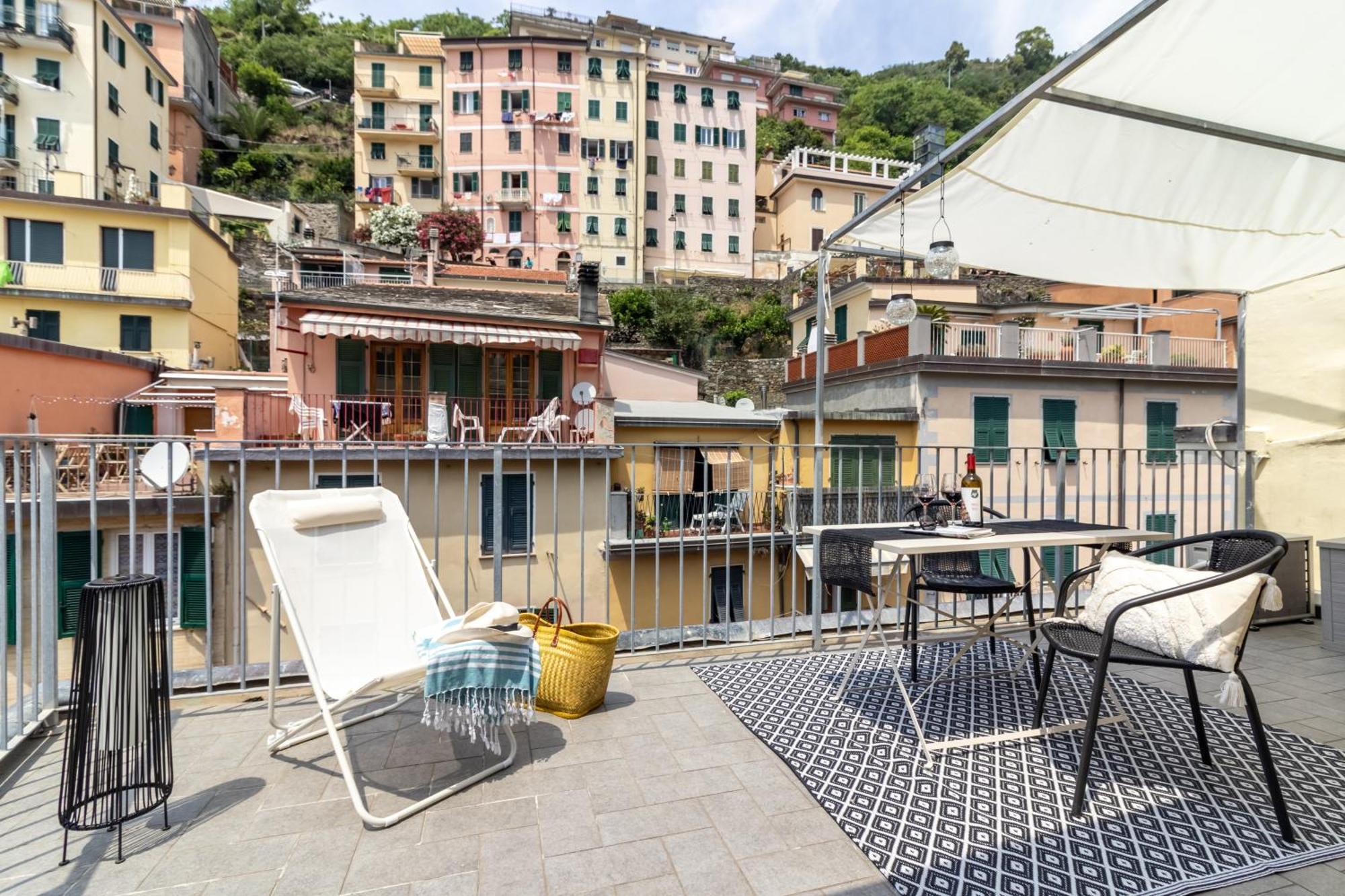 Wanderjohn Penthouse 5Terreparco Apartment Riomaggiore Luaran gambar