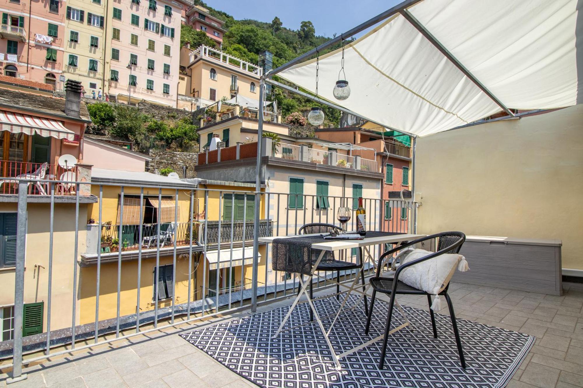 Wanderjohn Penthouse 5Terreparco Apartment Riomaggiore Luaran gambar